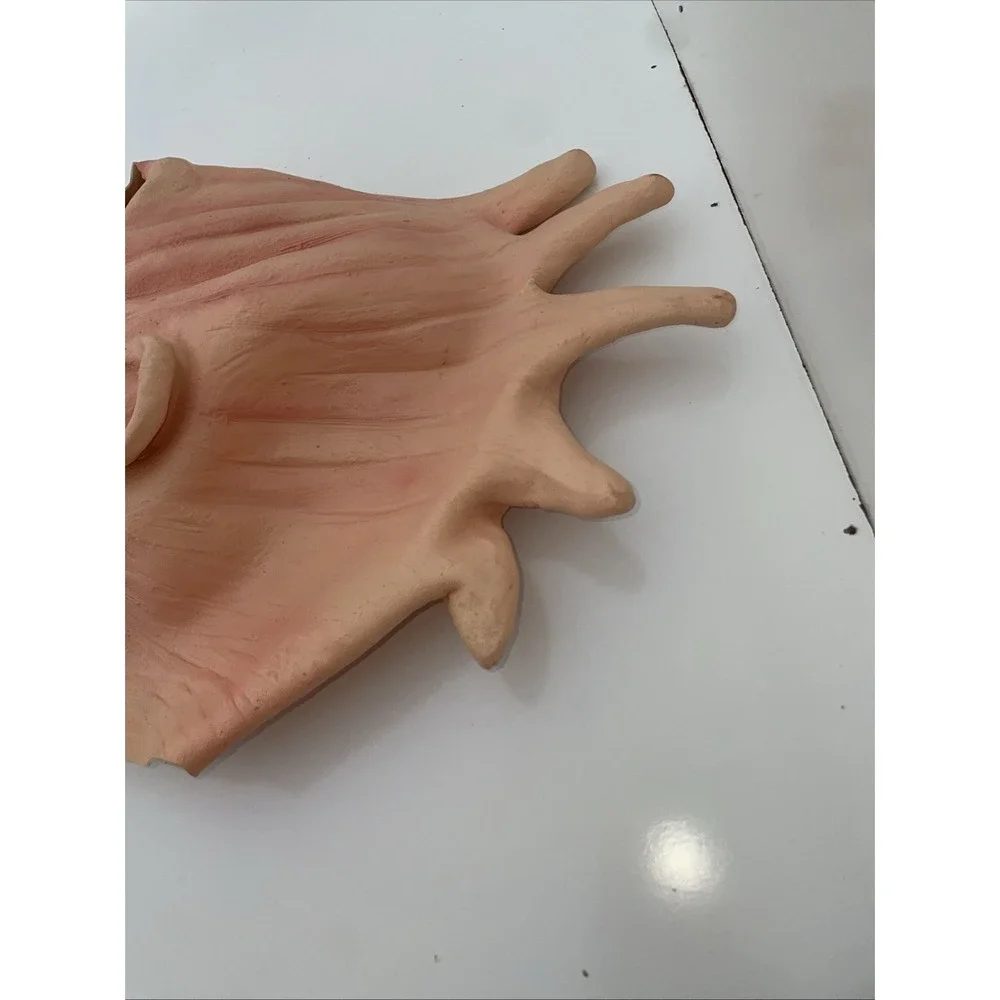 Adult Beetlejuice Overhead Latex Adam Mask Rubies Costume - Picture 3 of 9